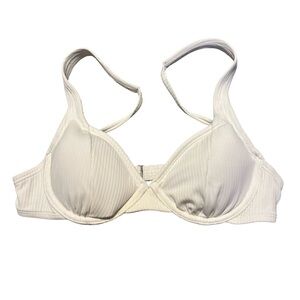 Xhilaration * Ribbed White Bikini Top Women’s Size Small